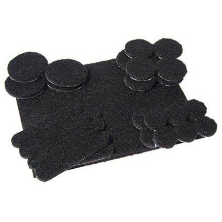 RICHELIEU AMERICA Tg 33Pk Blk Felt Pads 93554TV